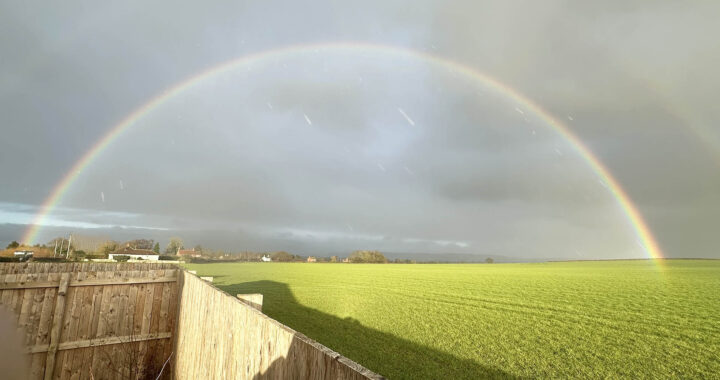 rainbow over little hutton